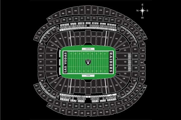 Allegiant Stadium Seating Chart