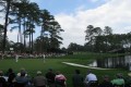 Patrons watching The Masters at Augusta National Golf Club
