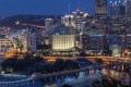Night View of Downtown Pittsburgh 