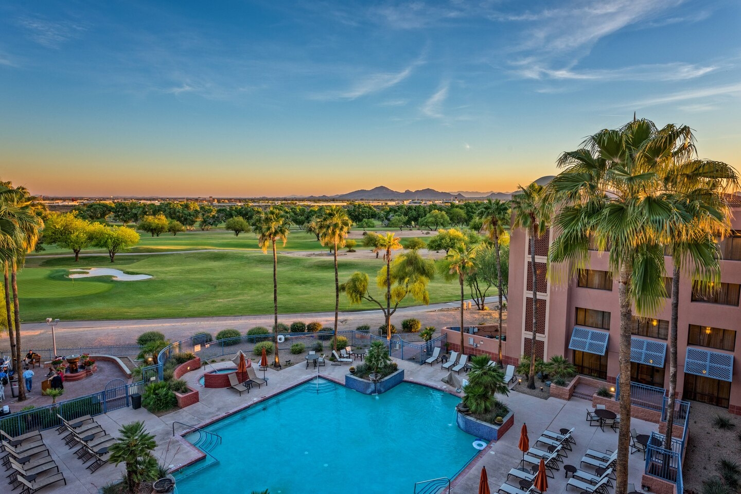 Pool Area at Marriott Scottsdale McDowell Mountains