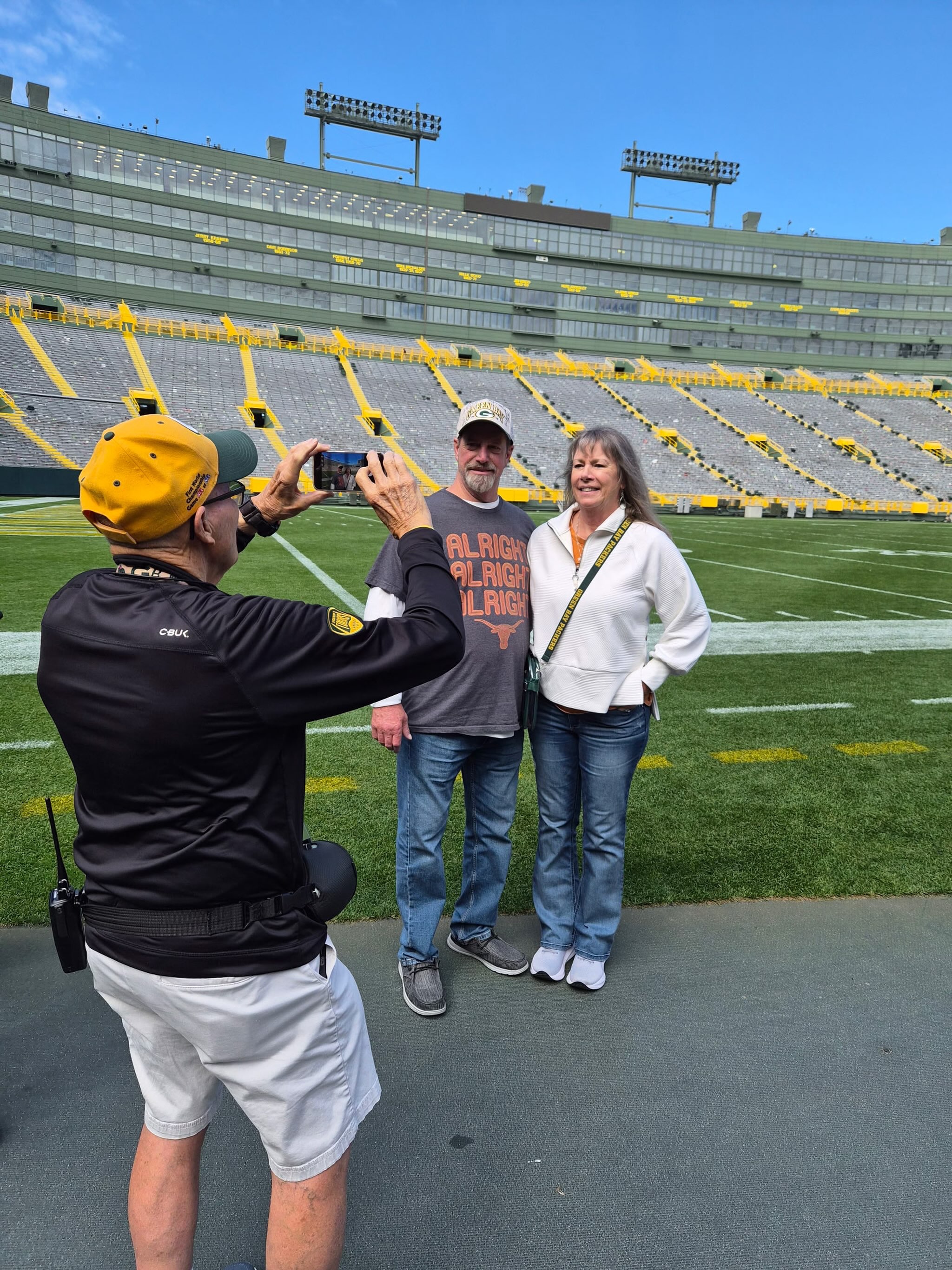 Our guests are taking a very special tour at Lambeau this morning.. #lambeaufield #packersfans #packersnation