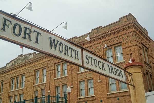 Entrance to the Fort Worth Stockyards